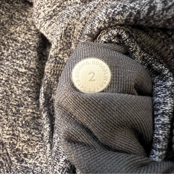 Lululemon Wunder Under Tight 2 Leggings Womens Hi-Rise Heathered Black 25” Run - Picture 3 of 9